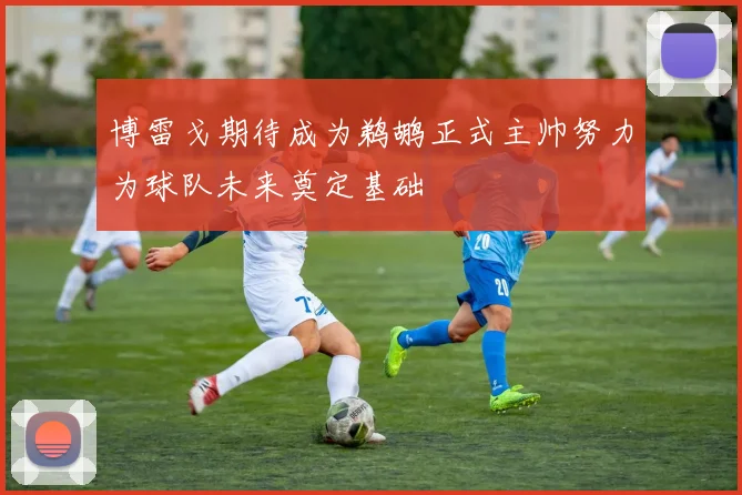 博雷戈期待成为鹈鹕正式主帅努力为球队未来奠定基础